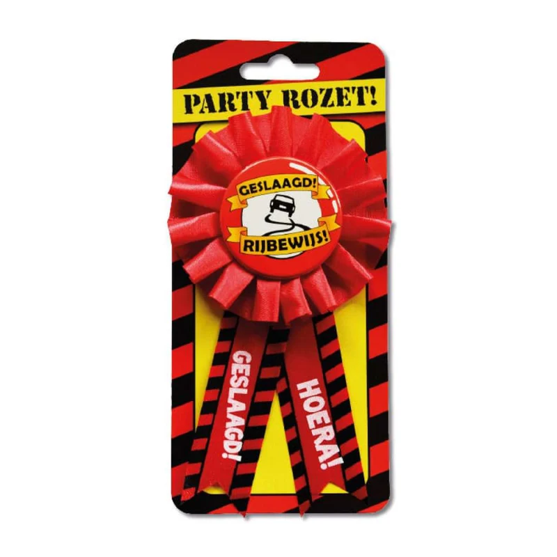 Party Rozetten - rijbewijs