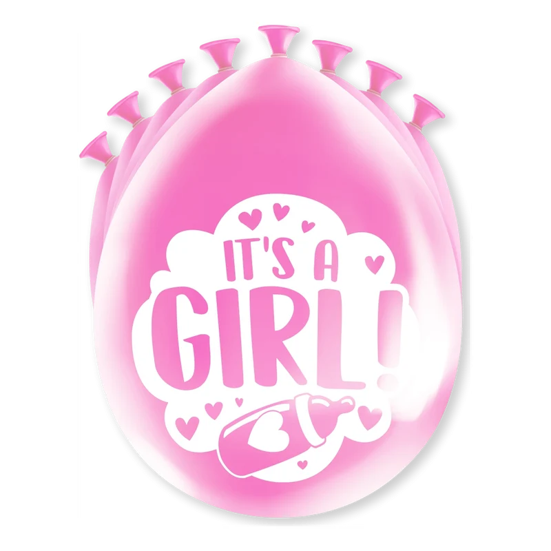 Feest Ballonnen - Geboorte meisje roze