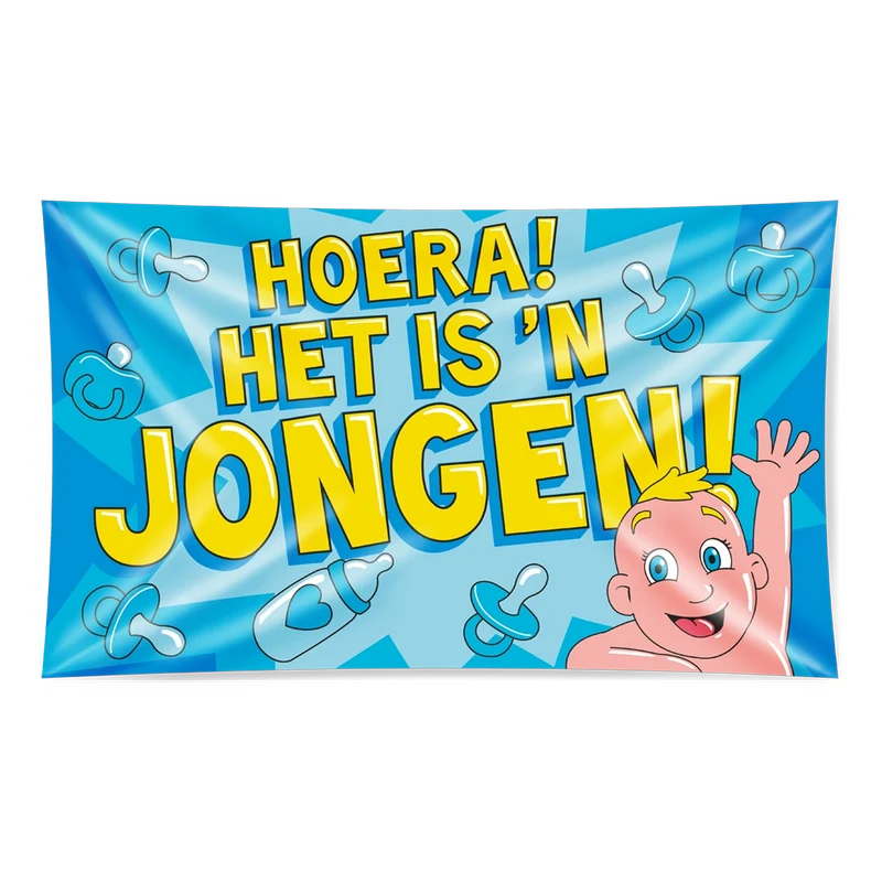Gevel vlag - geboorte jongen