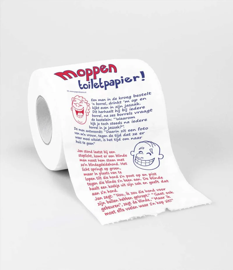 Toiletpapier - moppen