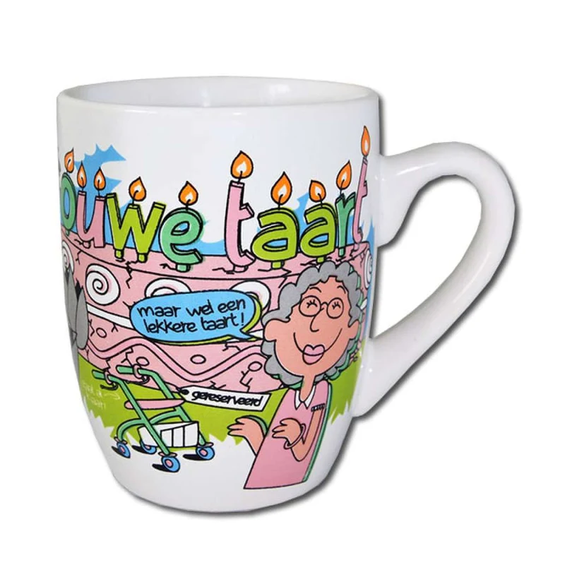 Mok Cartoon - Ouwe taart