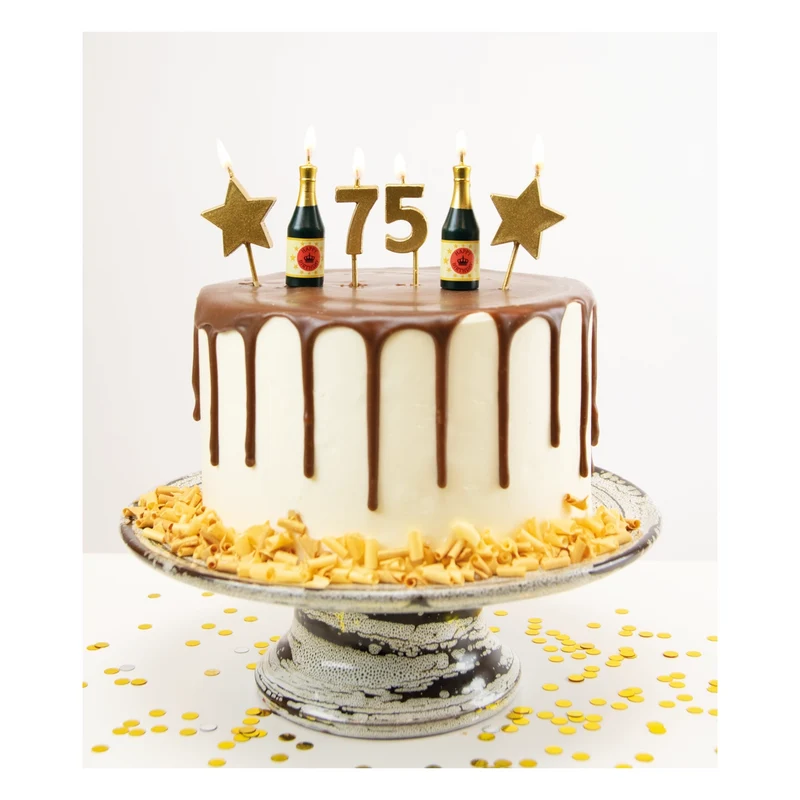Verjaardag kaarsjes 75 jaar