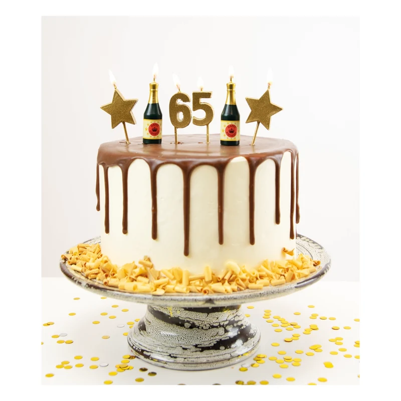 Verjaardag kaarsjes 65 jaar