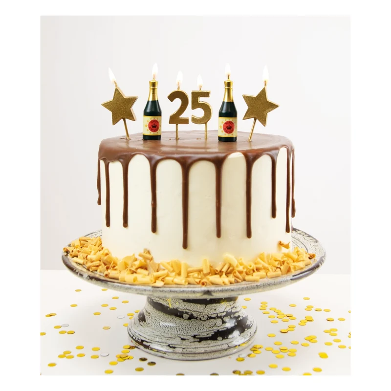 Verjaardag kaarsjes 25 jaar