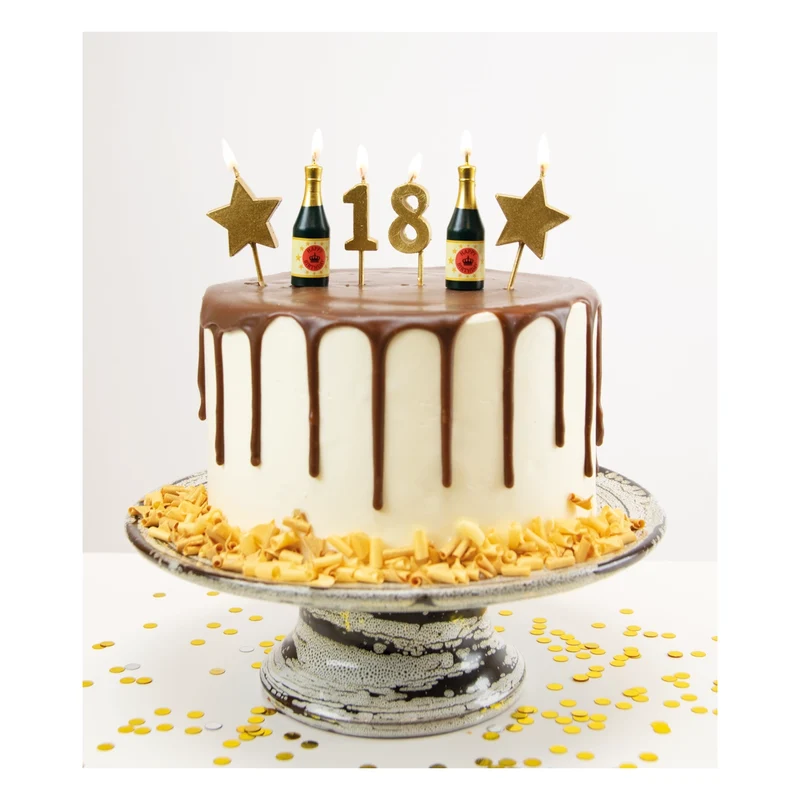 Verjaardag kaarsjes 18 jaar