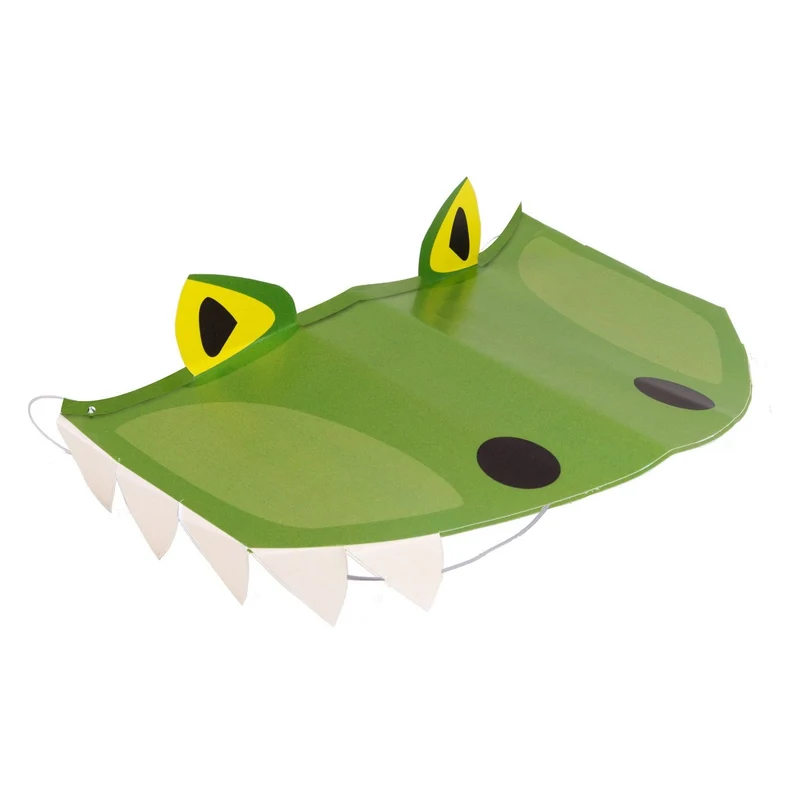 8 papieren feesthoedjes Happy Dinosaur