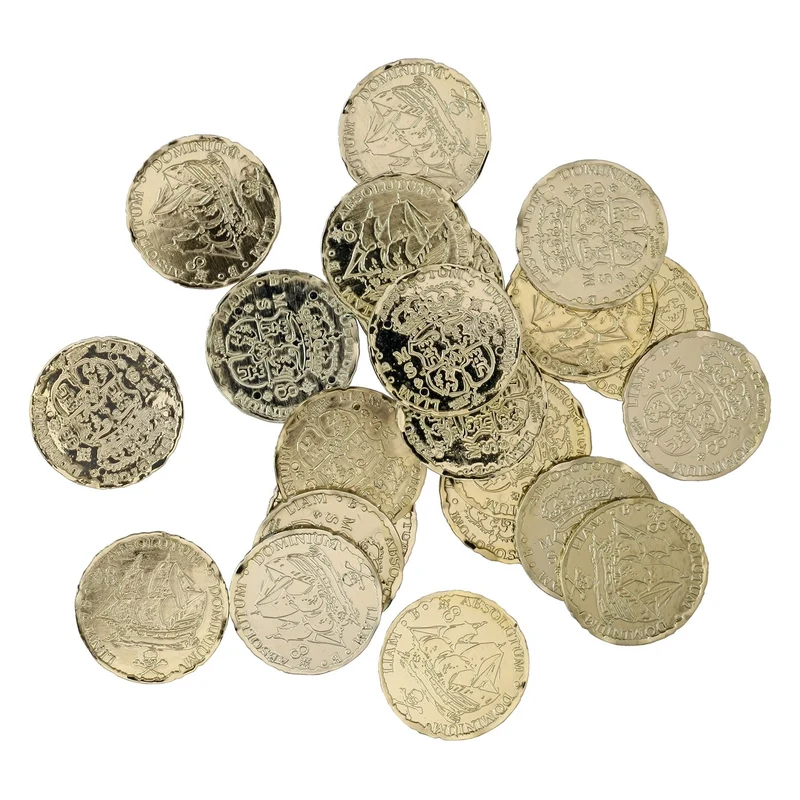 72 munten Piraten uitdeelcadeautjes