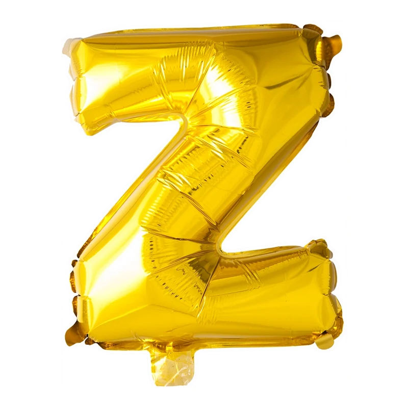 Letterballon Z Goud 41cm
