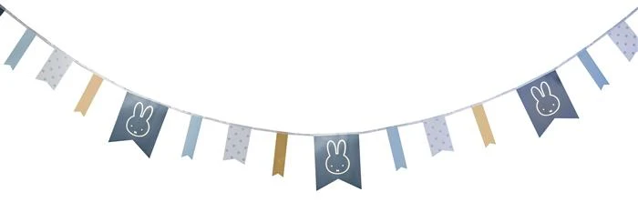 Slinger nijntje baby blauw - roze