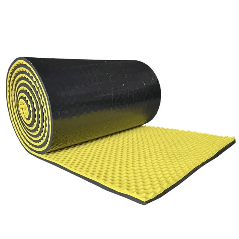 Pro Grade Egg Crate Acoustic Foam Rolls For Studio Walls, Zero Hassle Peel And Stick Sound Dampening Pads To Kill Echo, Fire Retardant Noise Control Panels Easy Trim