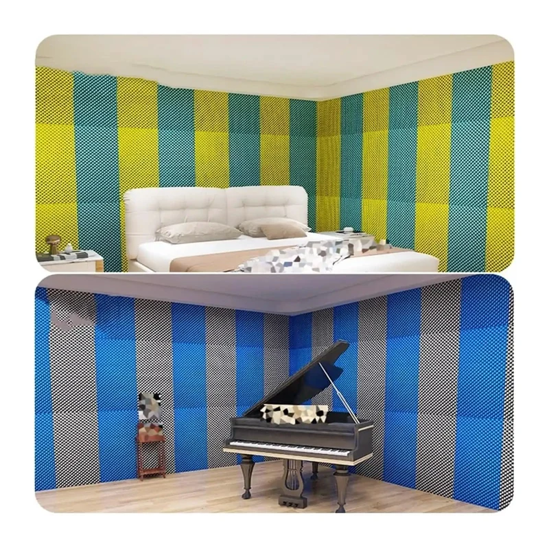 Top Shelf Sound Deadening Foam Rolls Self Adhesive Acoustic Wall Panels For Home Studio Noise Dampening Tiles Easy Cut Thick Polyurethane Mats Yellow Finish Rock Solid