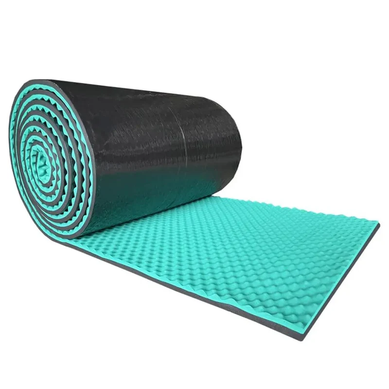 Top Shelf Peel And Stick Acoustic Foam Roll Green Egg Crate Sound Dampening Padding Flame Retardant Noise Control Material Quick Setup For Home Studios And Chill Zones Easy To Trim Anywhere