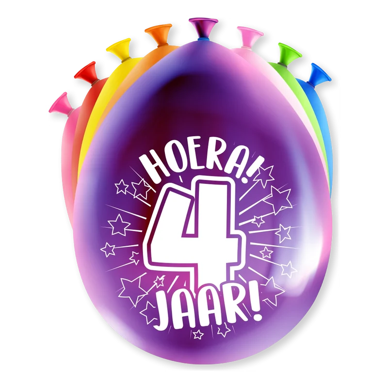 Feest Ballonnen - 4 jaar