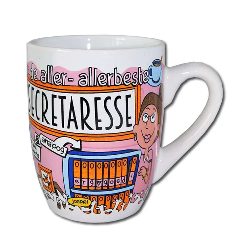 Mok Cartoon - Secretaresse