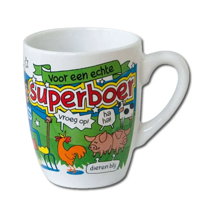 Mok Cartoon - Superboer
