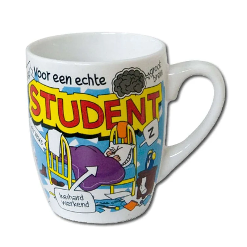 Mok Cartoon Typische student