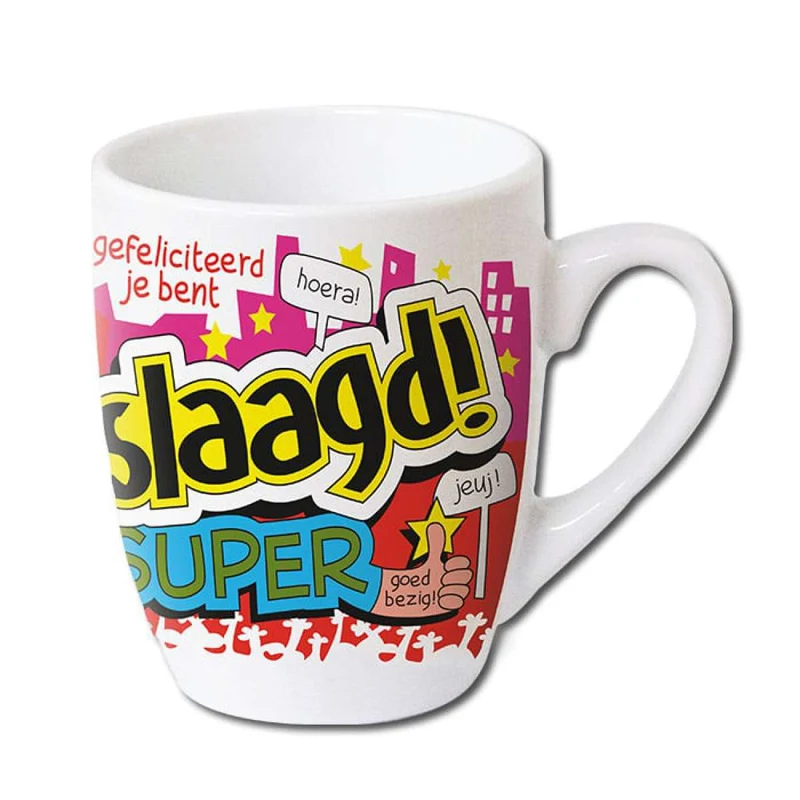 Mok Cartoon Geslaagd Super