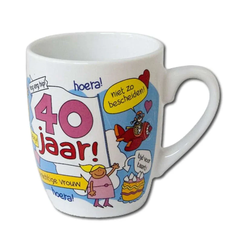 Mok Cartoon - 40 jaar vrouw