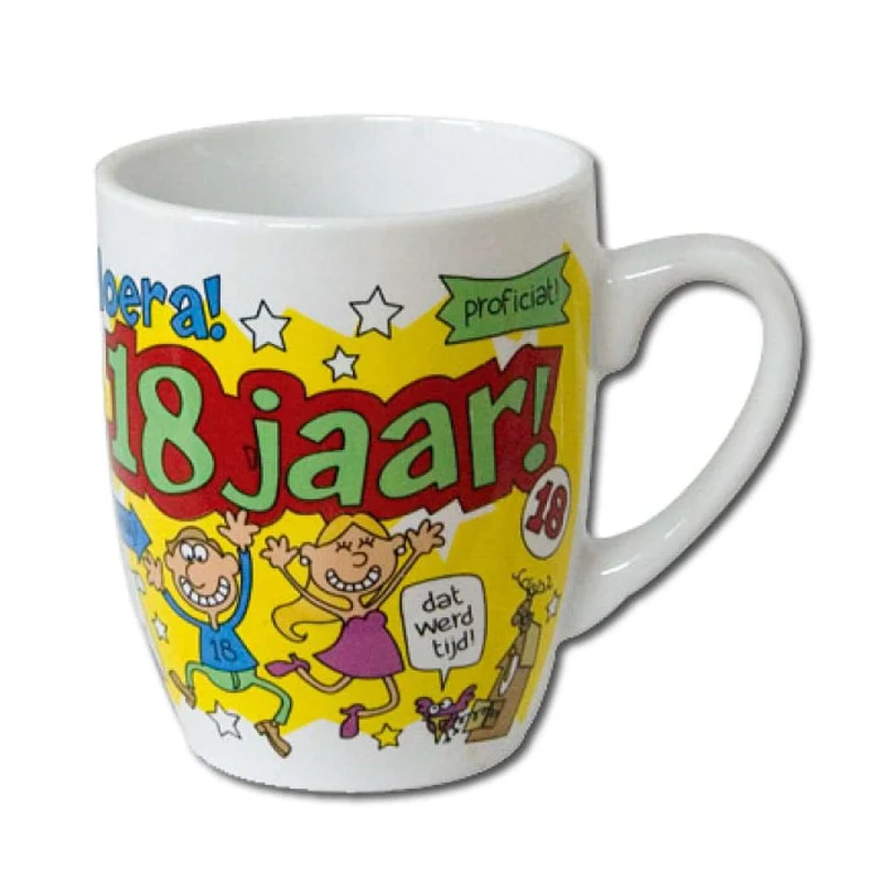 Mok Cartoon - 18 jaar