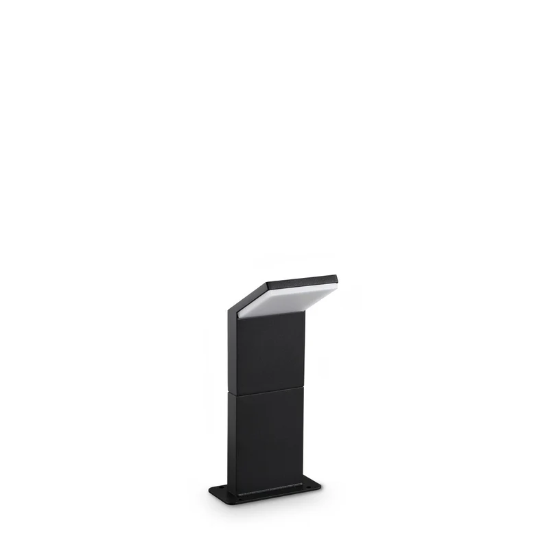 Ideal Lux STYLE 30 cm buitenlamp op voetstuk, zwart, 1x LED 950lm 3000K IP54