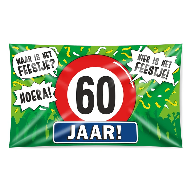 Gevel vlag - 60 jaar