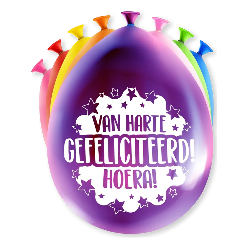 Feest Ballonnen - Gefeliciteerd