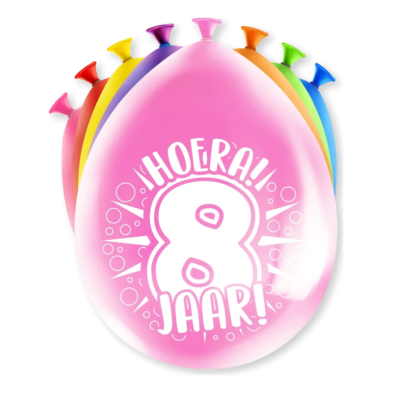 Feest Ballonnen - 8 jaar
