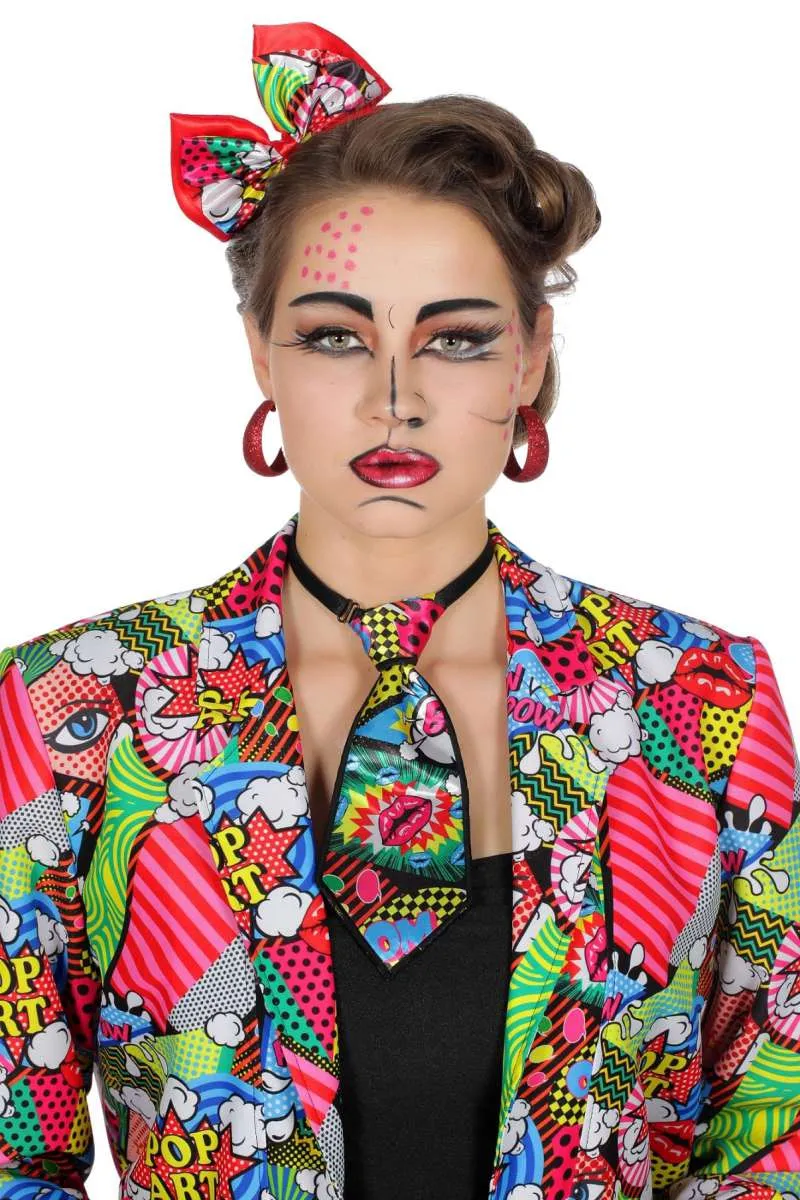 Stropdas Pop-Art kort