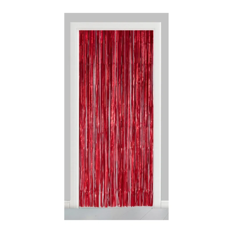 Deurgordijn rood (brandvertragend) 240x100cm