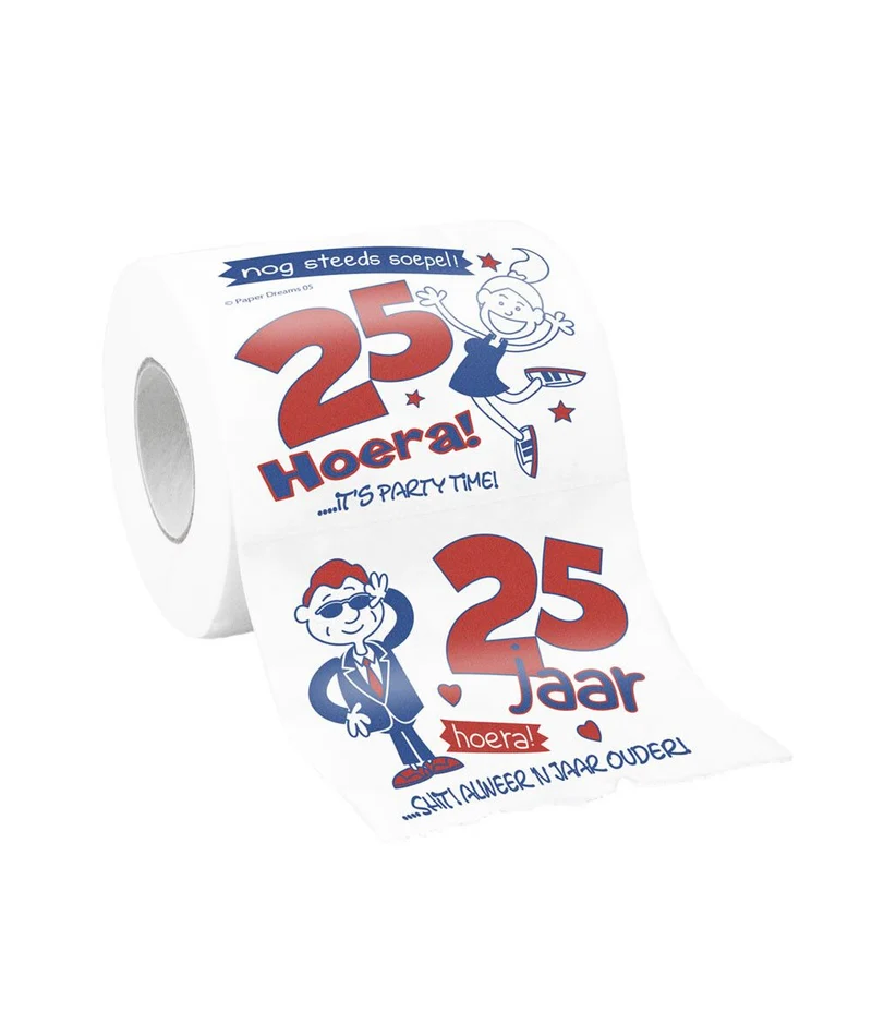 WC papier 25 jaar