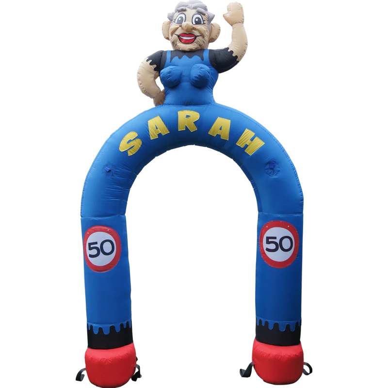 Opblaasfiguur Sarah Feestboog 3,5m