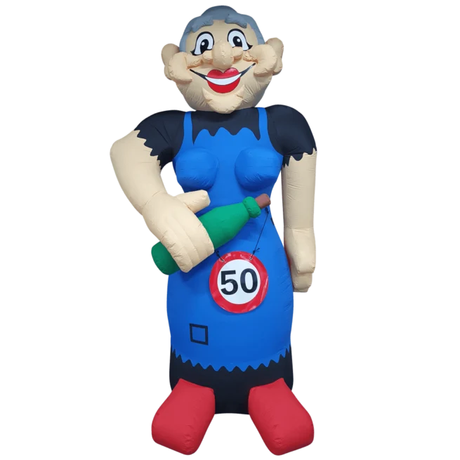 Opblaasfiguur Sarah Cartoon 4,5m