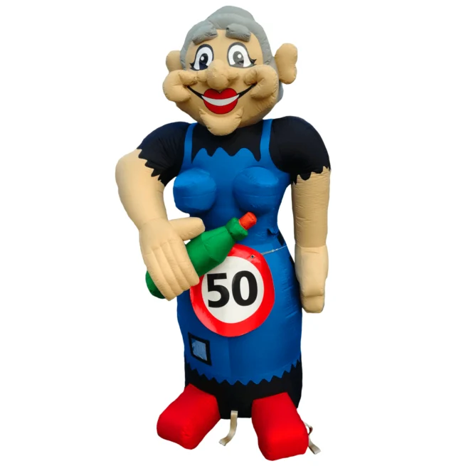 Opblaasfiguur Sarah Cartoon 3m