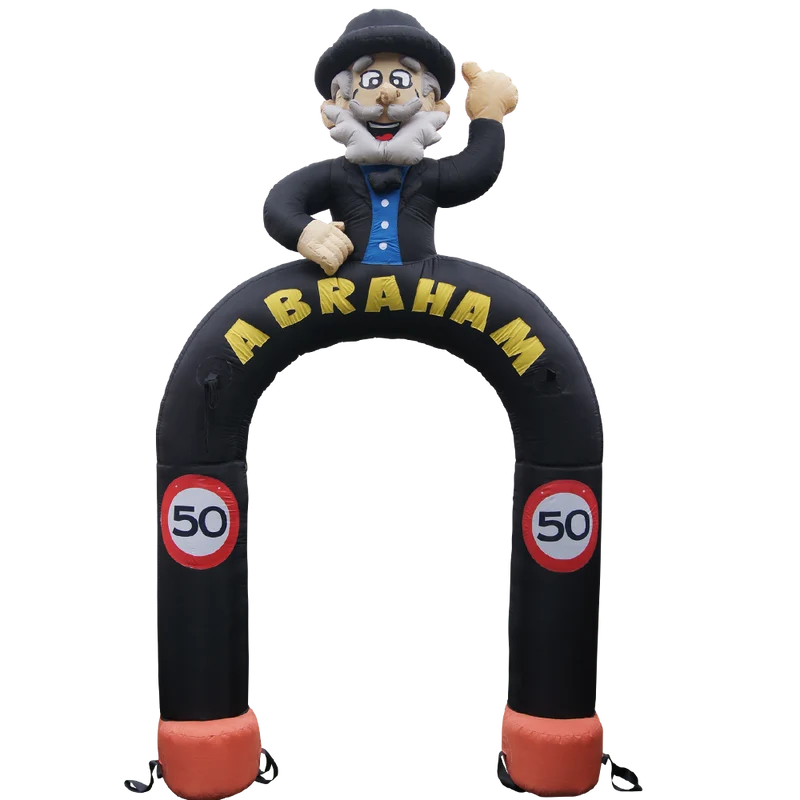 Opblaasfiguur Abraham Feestboog 3,5m