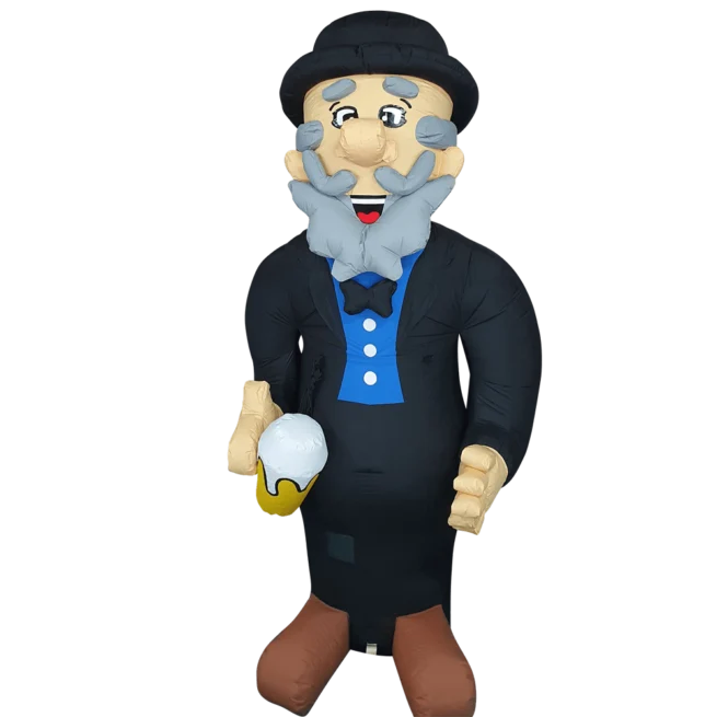 Opblaasfiguur Abraham Cartoon 3,2m