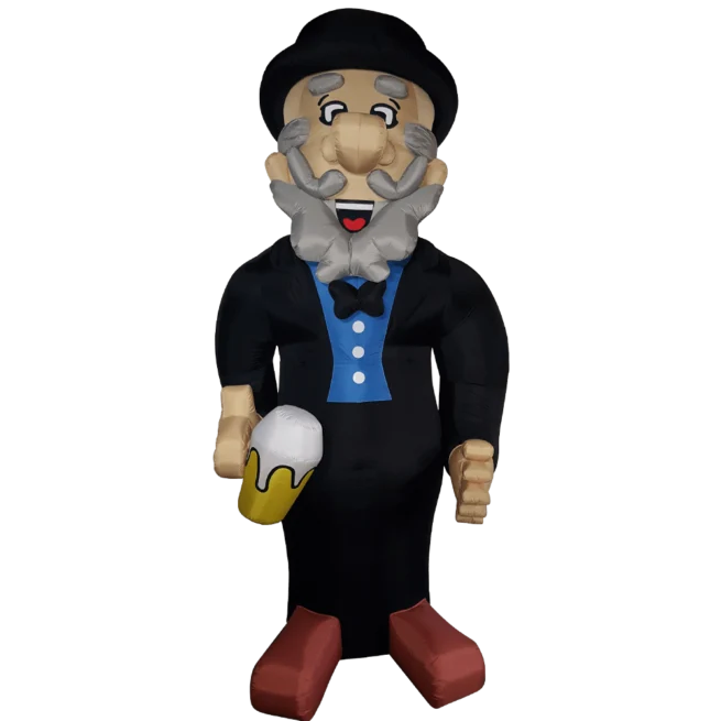 Opblaasfiguur Abraham Cartoon 4,5m