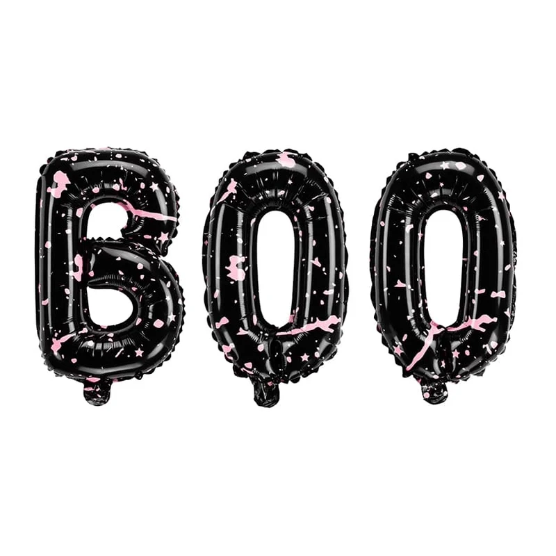 Halloween Folieballon BOO 65x35 cm