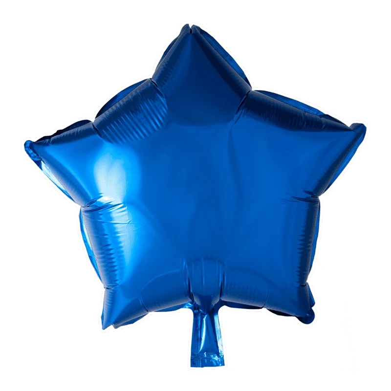 Folieballon ster - Donker blauw - 46cm