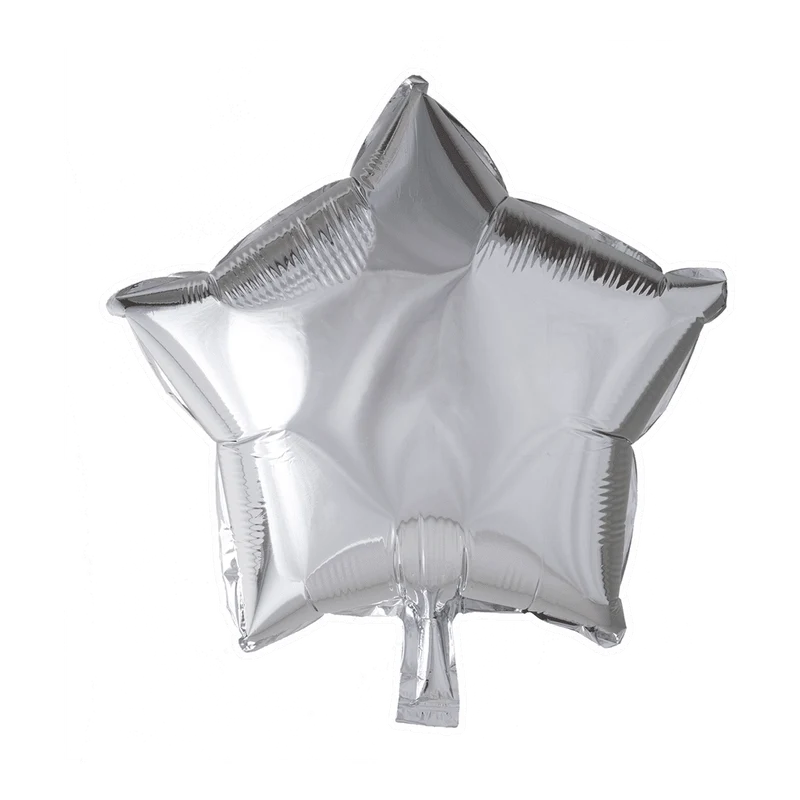 Folieballon ster - Zilver - 46cm