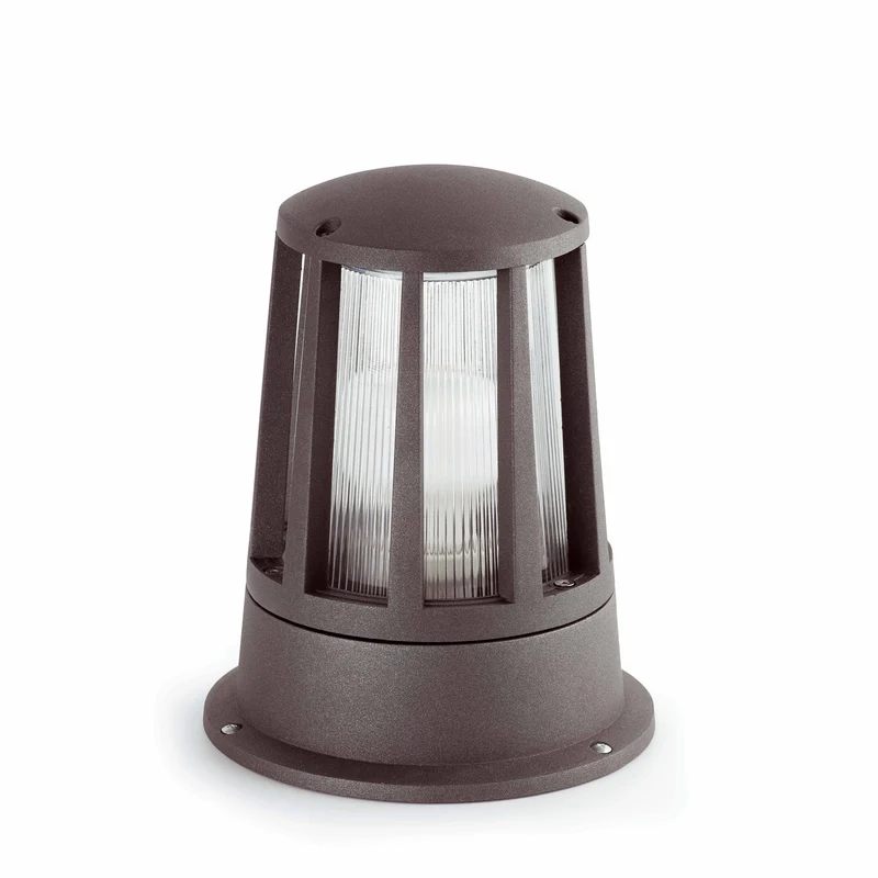 Faro Surat - 1 Licht Buitenlamp Sokkel Licht Donkergrijs IP54, E27
