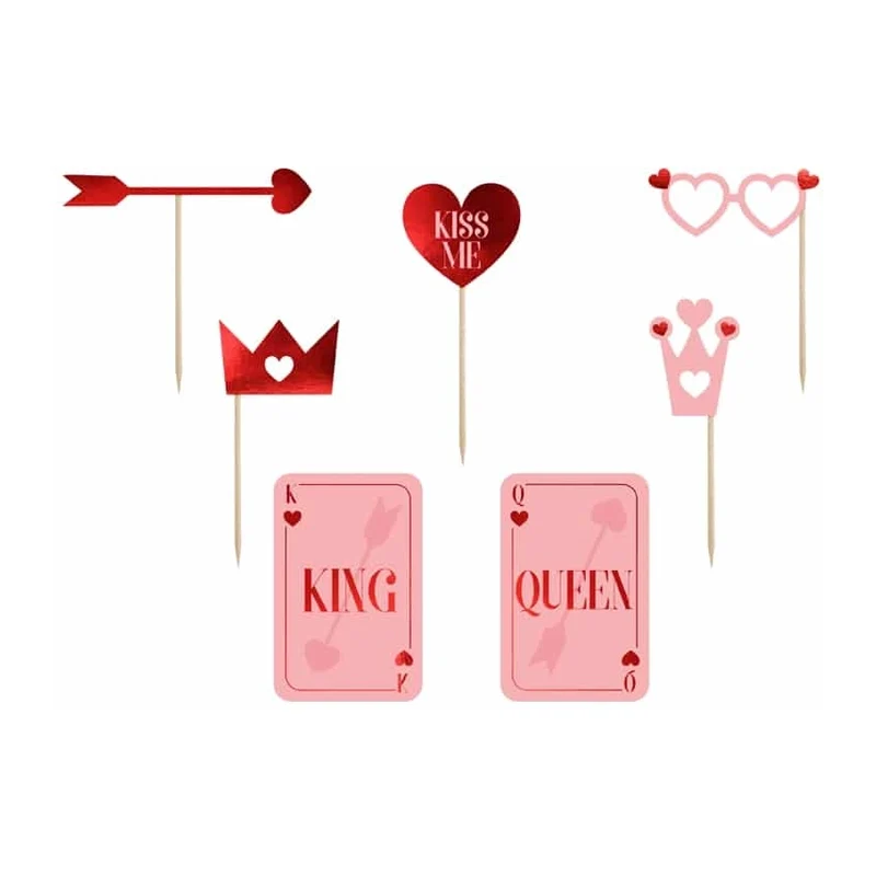 Photo booth Props "Love is in the Air"