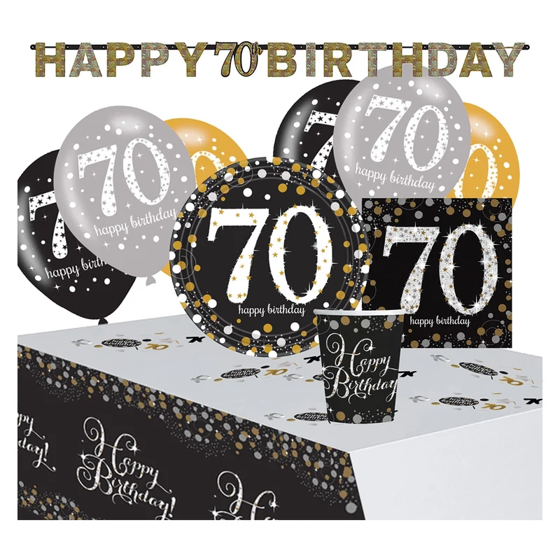 Verjaardagspakket Sparkling Celebrations Gold 70