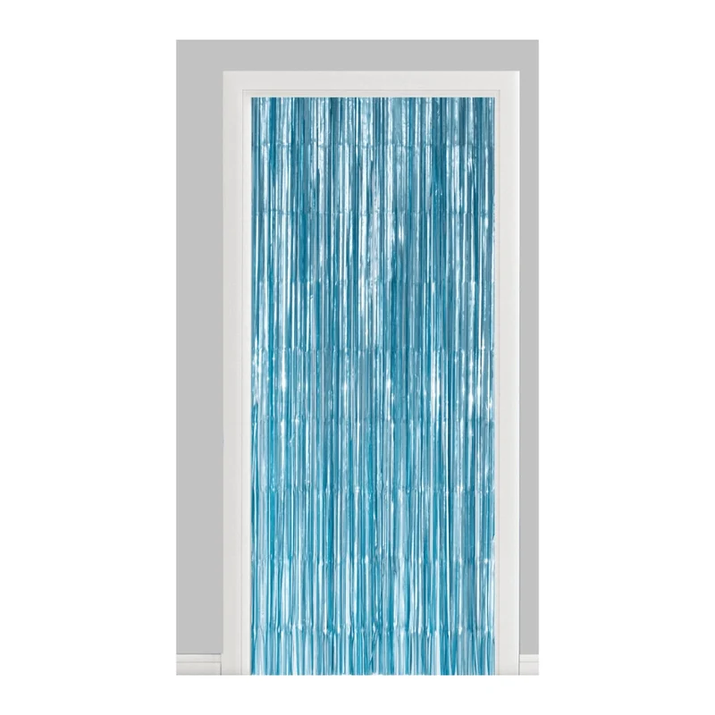 Deurgordijn baby blauw (brandvertragend) 240x100cm
