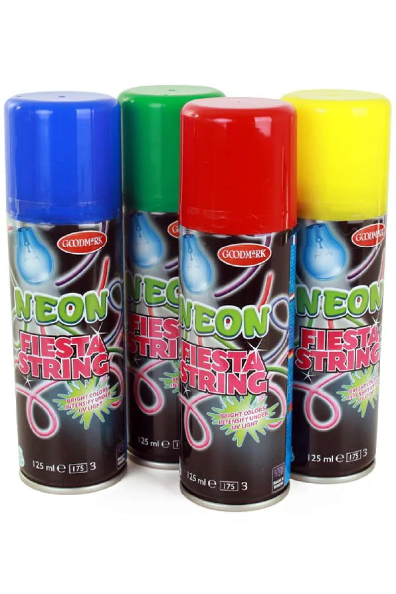 Serpentinespray NEON per stuk