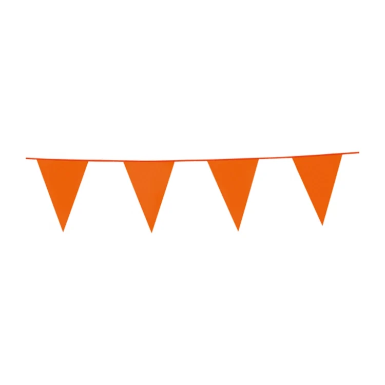 Vlaggenlijn 10 meter Oranje