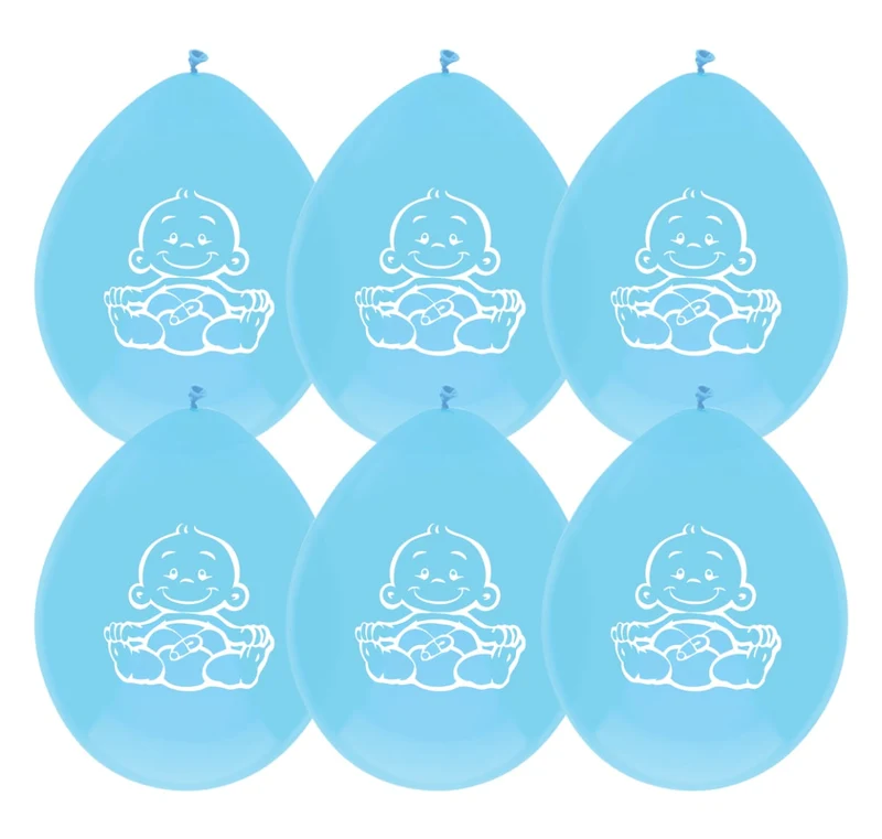 Ballonnen geboorte baby 6 stuks
