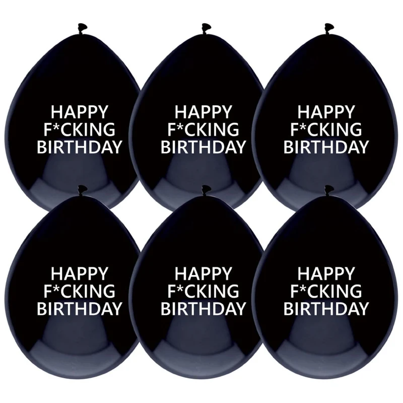 Ballonnen happy f*cking birthday
