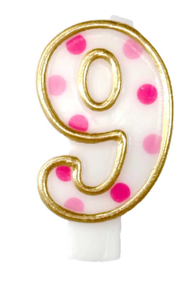 Cijferkaars Roze 9