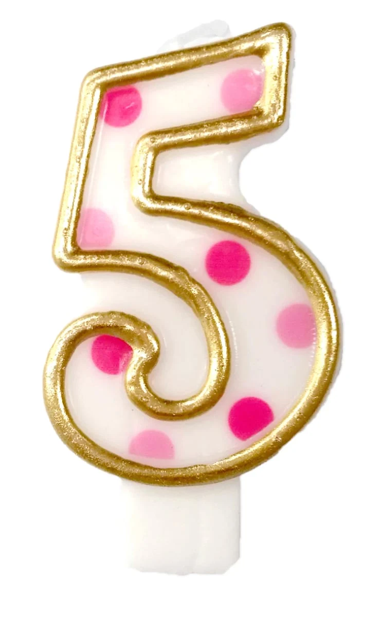 Cijferkaars Roze 5