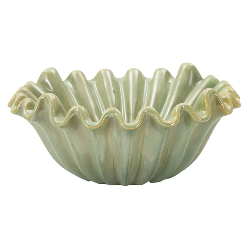 Mauro Ferretti schaal - Ø 33x14,5 cm - groen